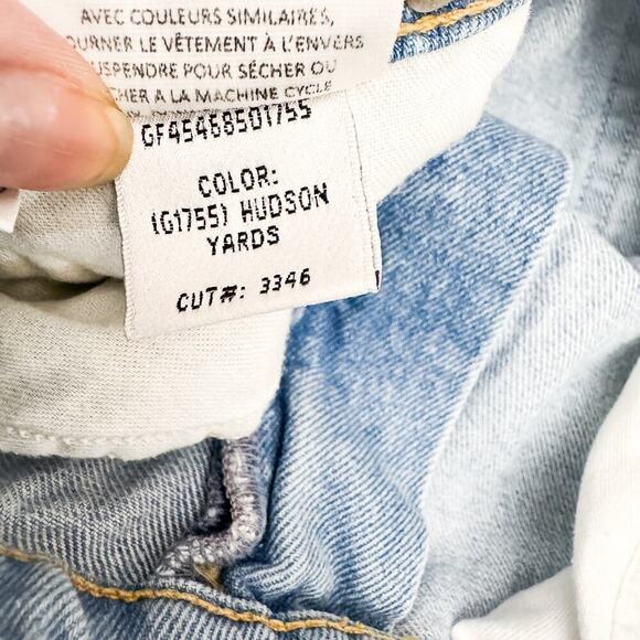 GRLFRND Harlow High Rise Boot Slit Split Hem Light Wash Denim Jeans Size 29 - Picture 7 of 9